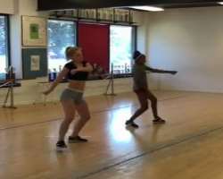 She enjoys dancing and is pretty good at it.